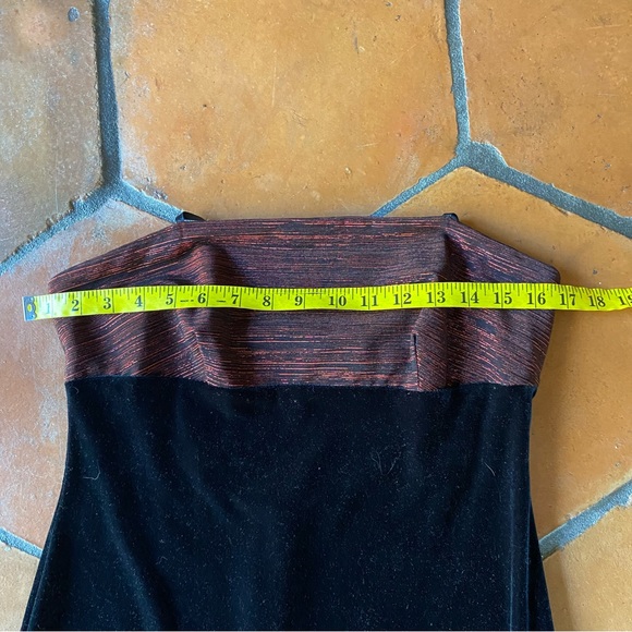 All That Jazz 90s Velvet Cocktail Dress VTG Whimsygoth Vamp Grunge Backless L - Picture 9 of 9